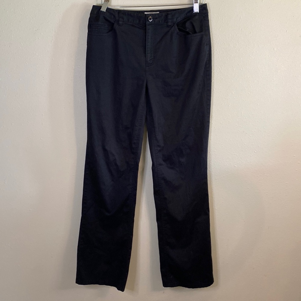 Talbots Stretch Black Dress Pants Sz 8